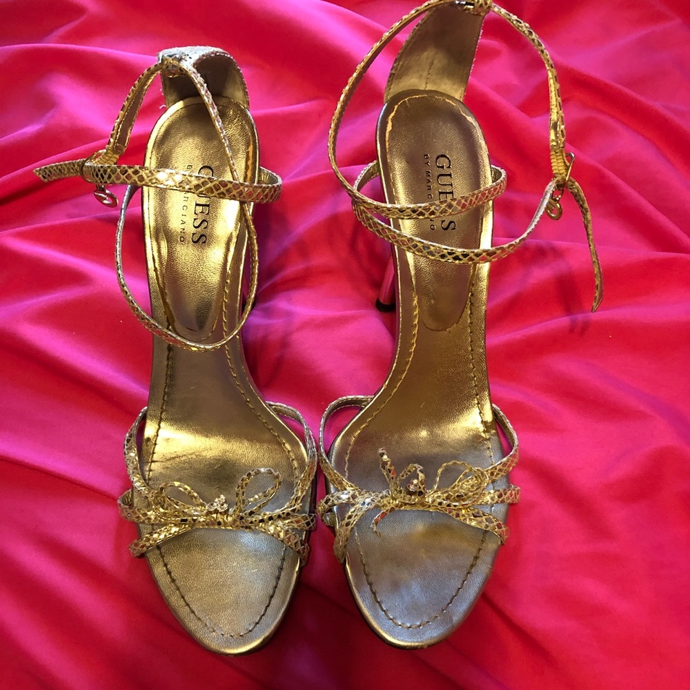 Guess Champagne Gold heels